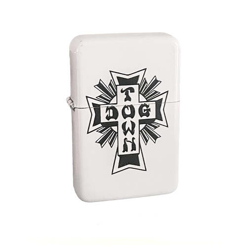 Dogtown Lighter Cross Logo Flip Top White/Black