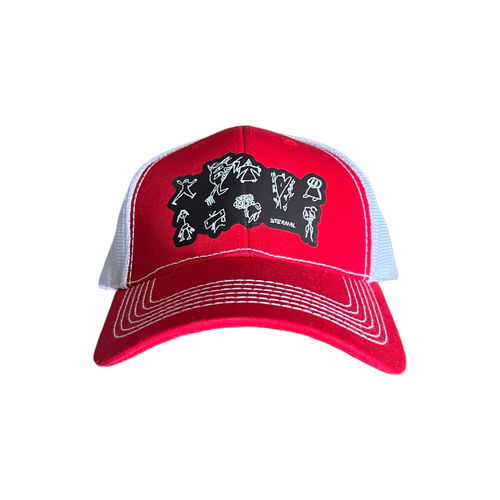 Eternal Hat Doodles White/Red