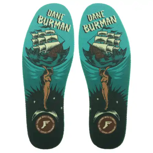 FP Insoles King Foam Flat High 7mm Dane Burman Atlas