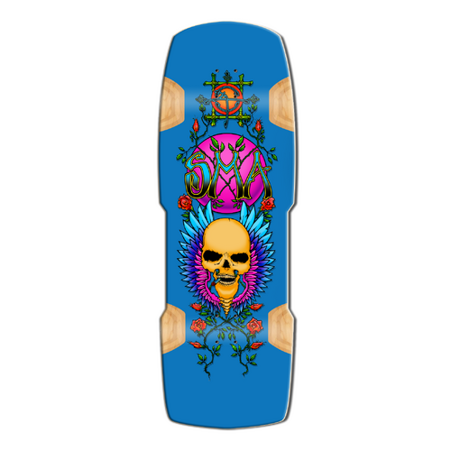 SMA Deck 11.0 Wes Humpton Flying Skull Limited Edition Blue Dip