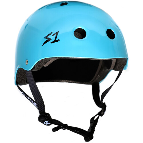 S-One Helmet Mini Lifer Light Blue Metallic Gloss