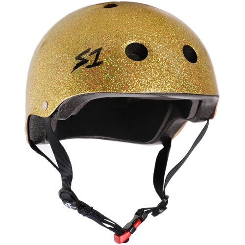 S-One Helmet Mini Lifer Gold Gloss Glitter