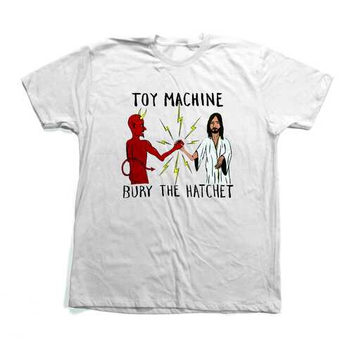 Toy Machine Tee Bury the Hatchet White