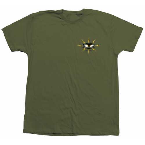 Toy Machine Tee Sect Bolt Army