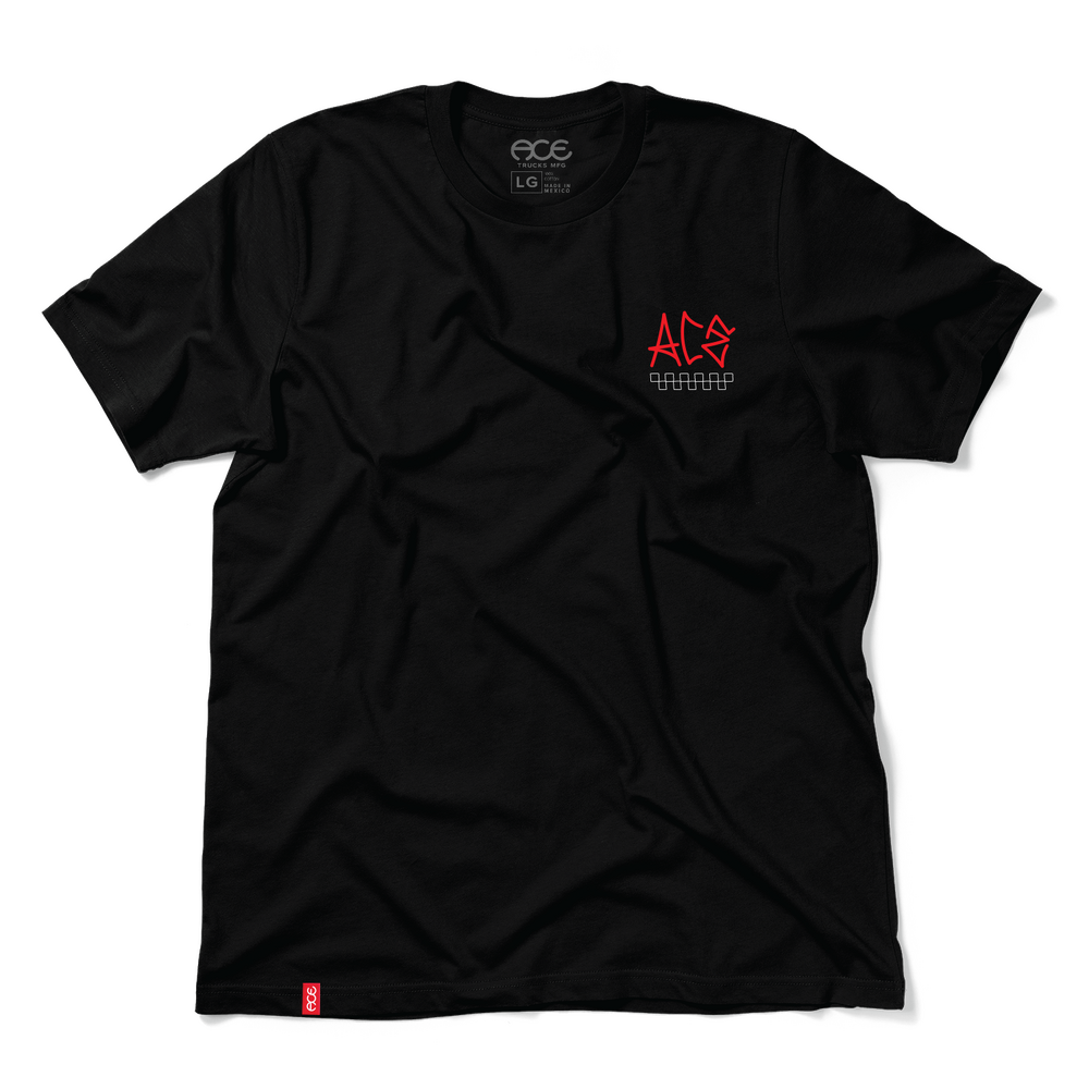 Ace Tee (M) Tigerweb Black