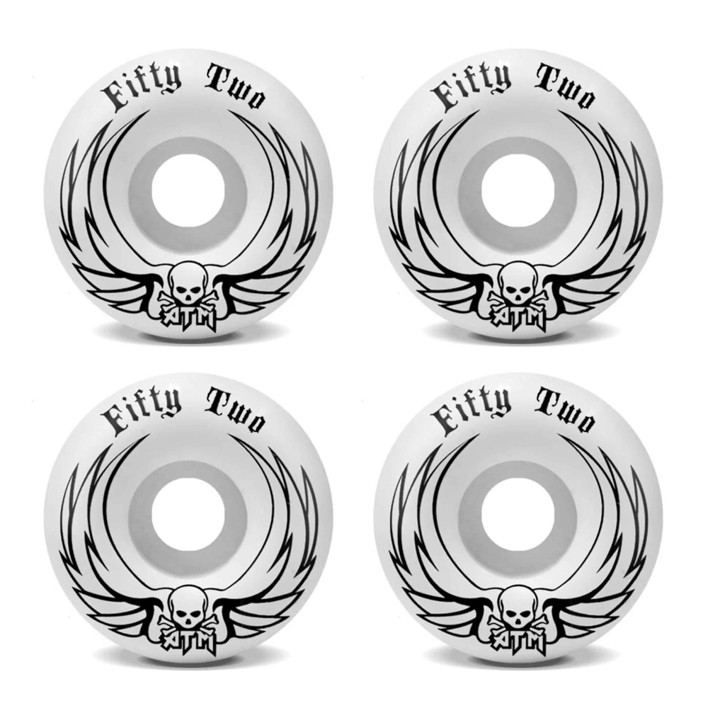 ATM Wheels 54mm (99a) Wings White