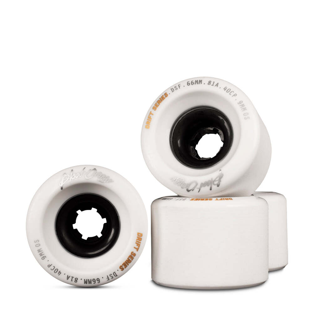 Blood Orange Wheels Drift Series 66mm 81a White