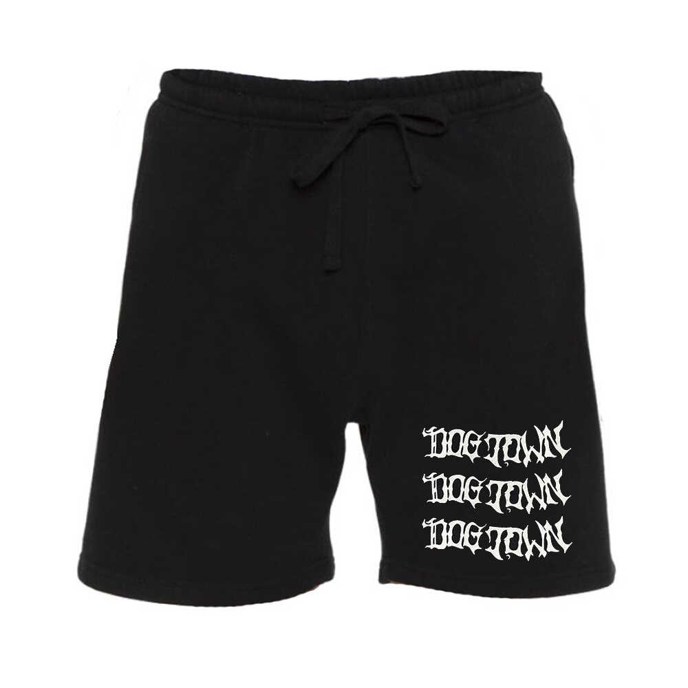 Dogtown Sweat Shorts (XL) Horror Script Stacked Black