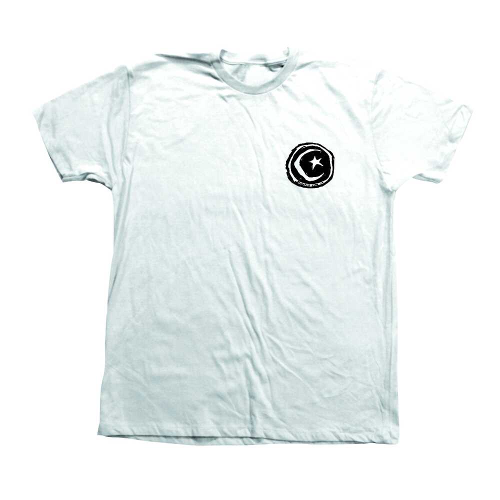 Foundation Tee (S) Star & Moon White