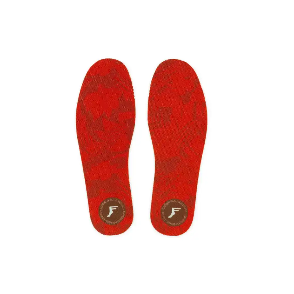 FP Insoles King Foam Flat (5-10.5) Mid 5mm Red Camo