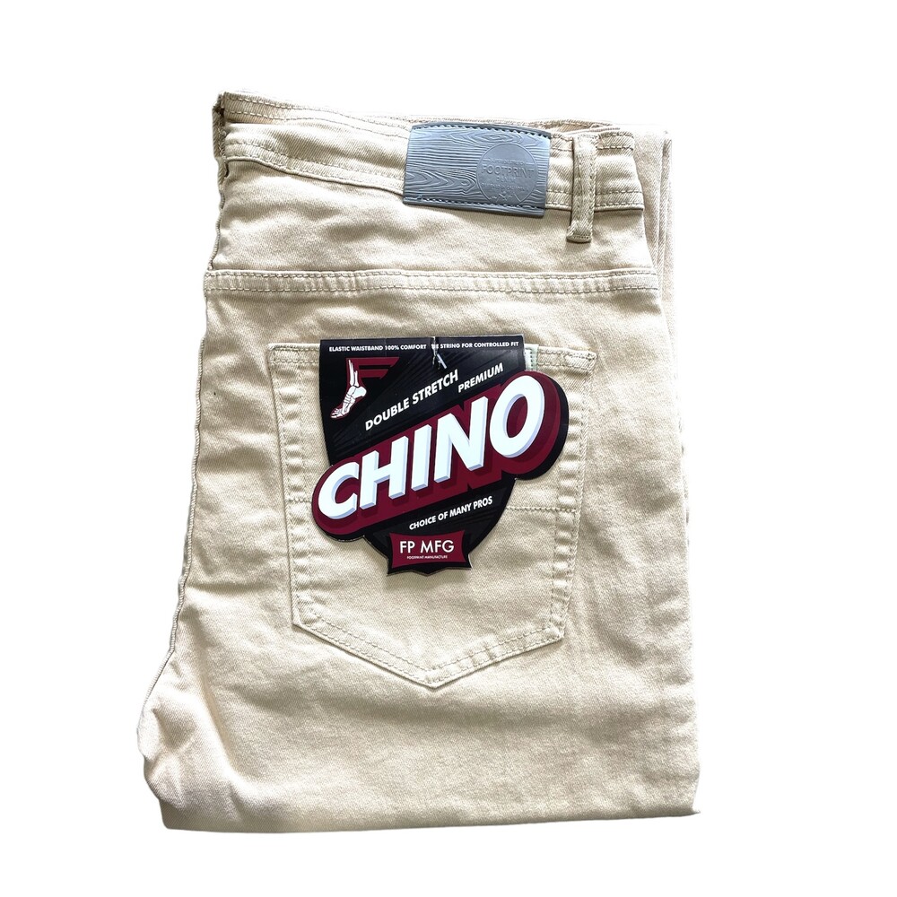 FP Pants (34) Relaxed Fit Chino 5 Pocket Bone