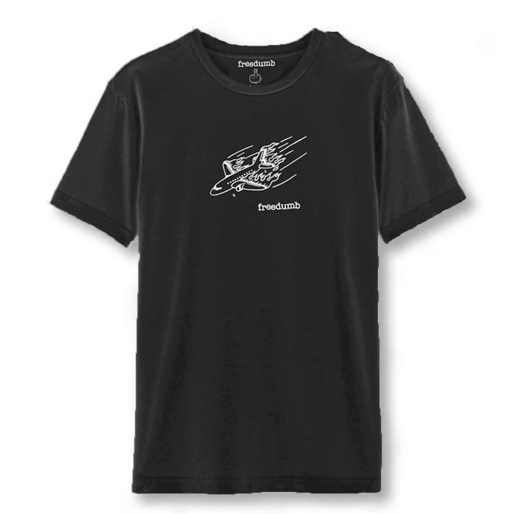 Freedumb Tee (M) Freedumb Airlines Black