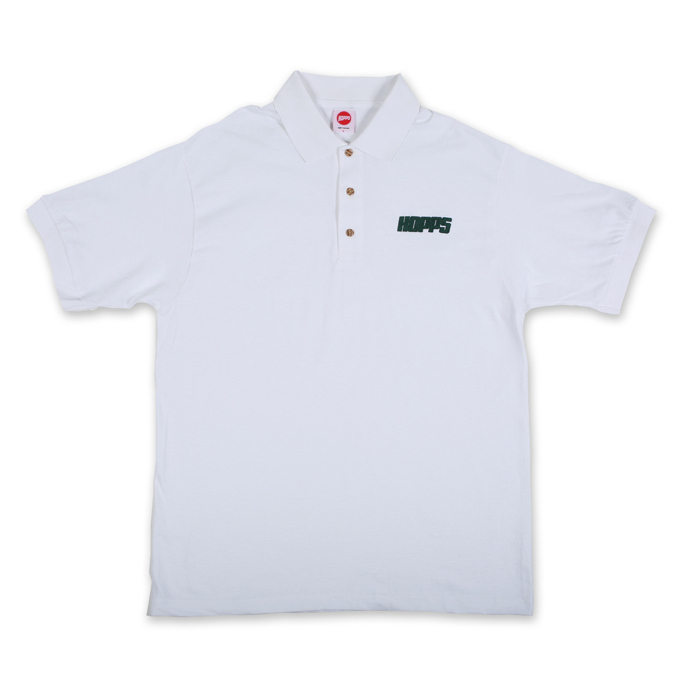 Hopps Polo Shirt (XL) BigHopps White