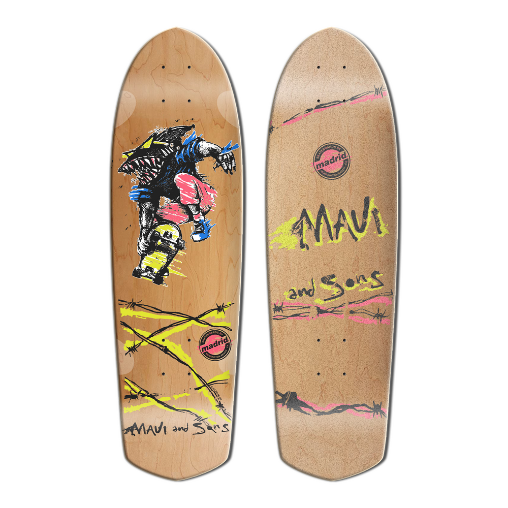 Madrid Deck 8.25 Maui & Sons Sharkman