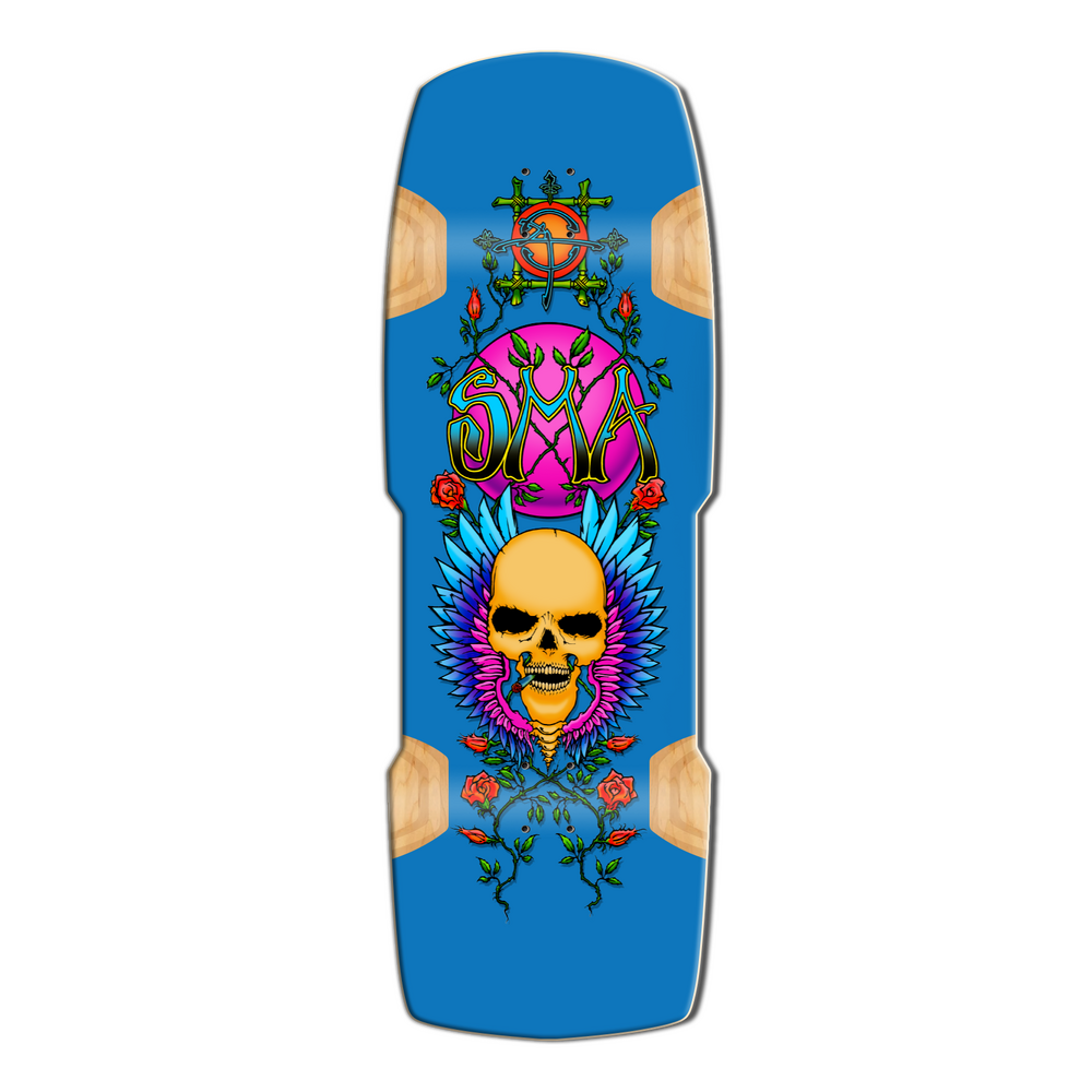 SMA Deck 11.0 Wes Humpton Flying Skull Limited Edition Blue Dip