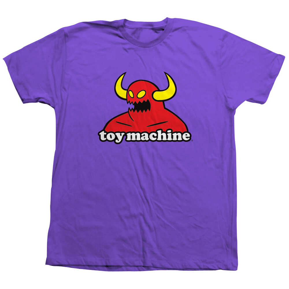 Toy Machine Tee (S) Monster Purple