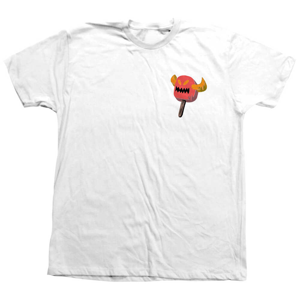 Toy Machine Tee (M) Lost and Found White